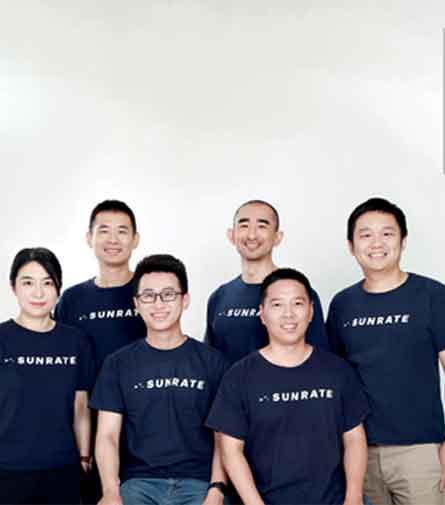 Paul Meng, Co-Founder; Joshua Bao, Co-Founder; Michael Dong, Co-Founder, SUNRATE 